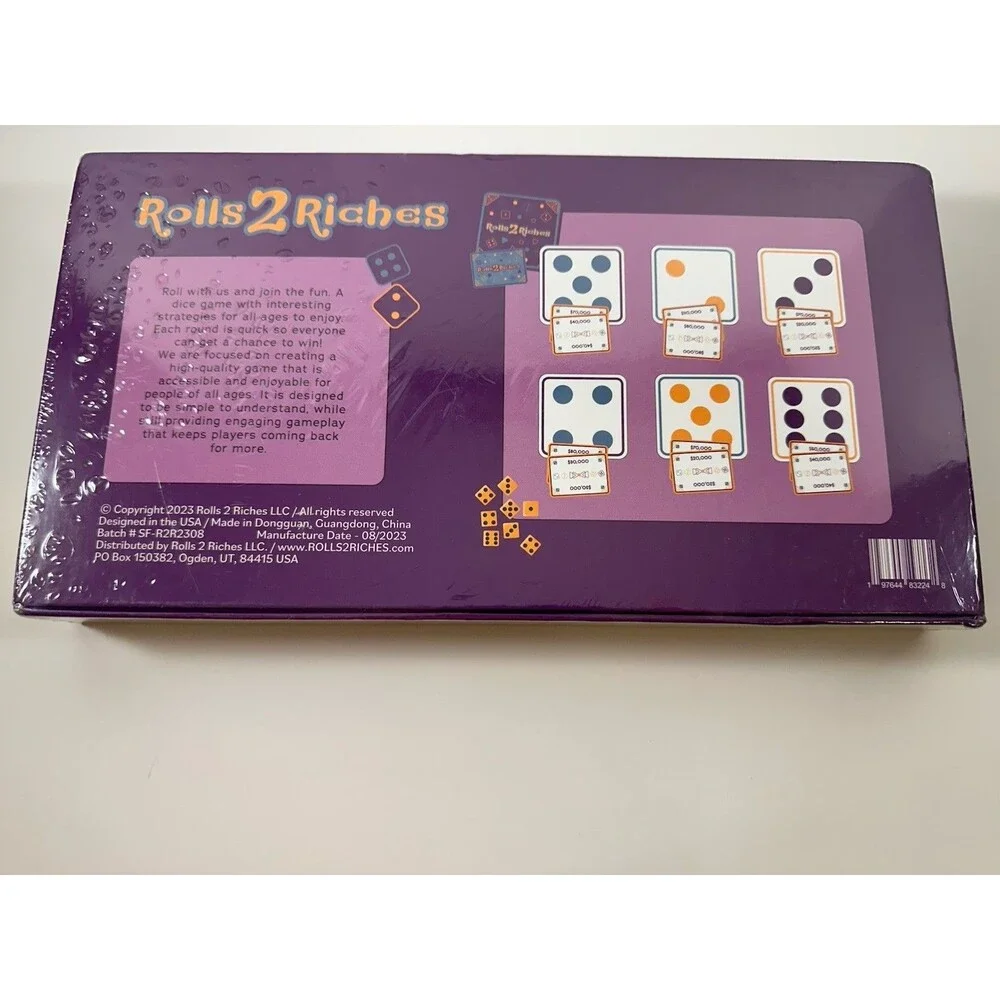 Rolls 2 Riches Let The Good Times Roll Board Game 2023 New Sealed